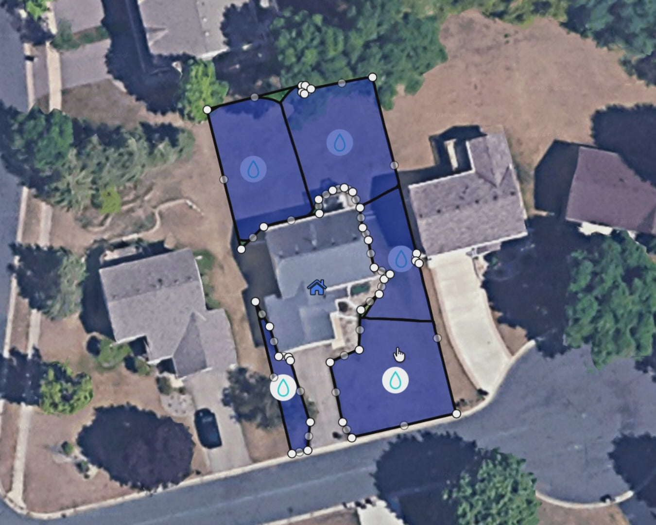 Irrigreen's AI powered design my lawn tool to see how many sprinkler heads you need for your own lawn